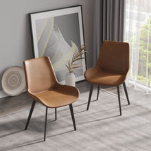 Load image into Gallery viewer, Modern Dining Chair Living Room Metal Leg Dining Chair (Set of 2)
