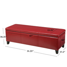 Load image into Gallery viewer, Glouster - Contemporary Storage Ottoman
