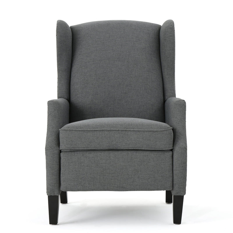 Westeros Wing Back Fabric Upholstered Recliner