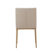 Load image into Gallery viewer, Upholstered Fabric Wing Back Dining Side Chairs (Set of 2) - Beige
