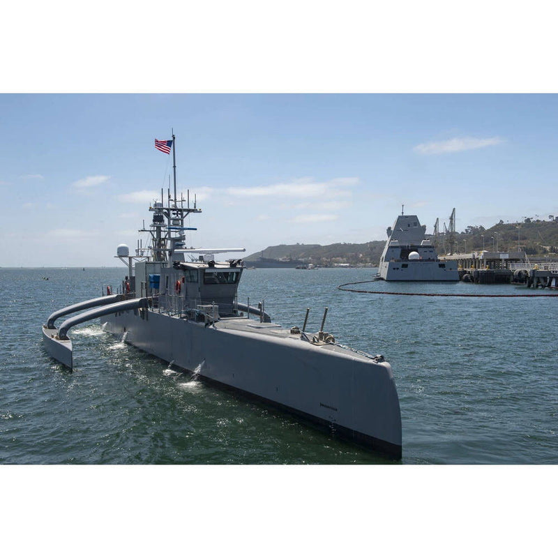 Hand Painted Model Boat (624324) - Gray