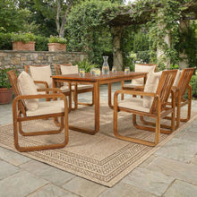 Load image into Gallery viewer, 7 Piece Outdoor Patio Dining Set With Removable Cushions
