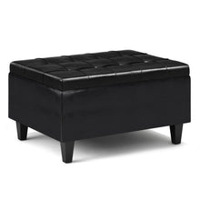 Load image into Gallery viewer, Harrison - Upholstered Coffee Table Storage Ottoman
