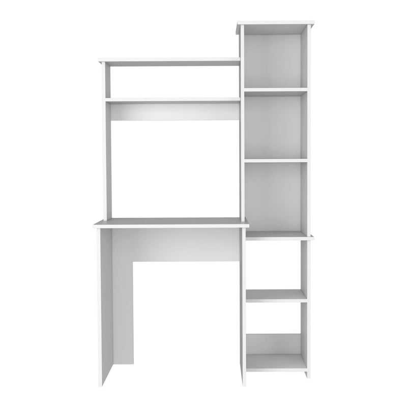 Computer Desk With Hutch (737958) - White