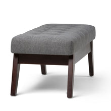 Load image into Gallery viewer, Draper - Upholstered Mid Century Tufted Ottoman Bench
