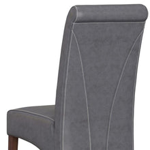 Load image into Gallery viewer, Wood Dining Parsons Chairs (Set of 2) - Dark Brown / Gray

