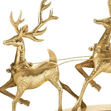 Load image into Gallery viewer, Deer Christmas Tabletop Sculpture (633862) - Gold
