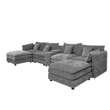 Load image into Gallery viewer, U Shaped Sectional Cloud Couch For Living Room
