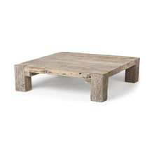 Load image into Gallery viewer, Rectangular Distressed Coffee Table - Natural

