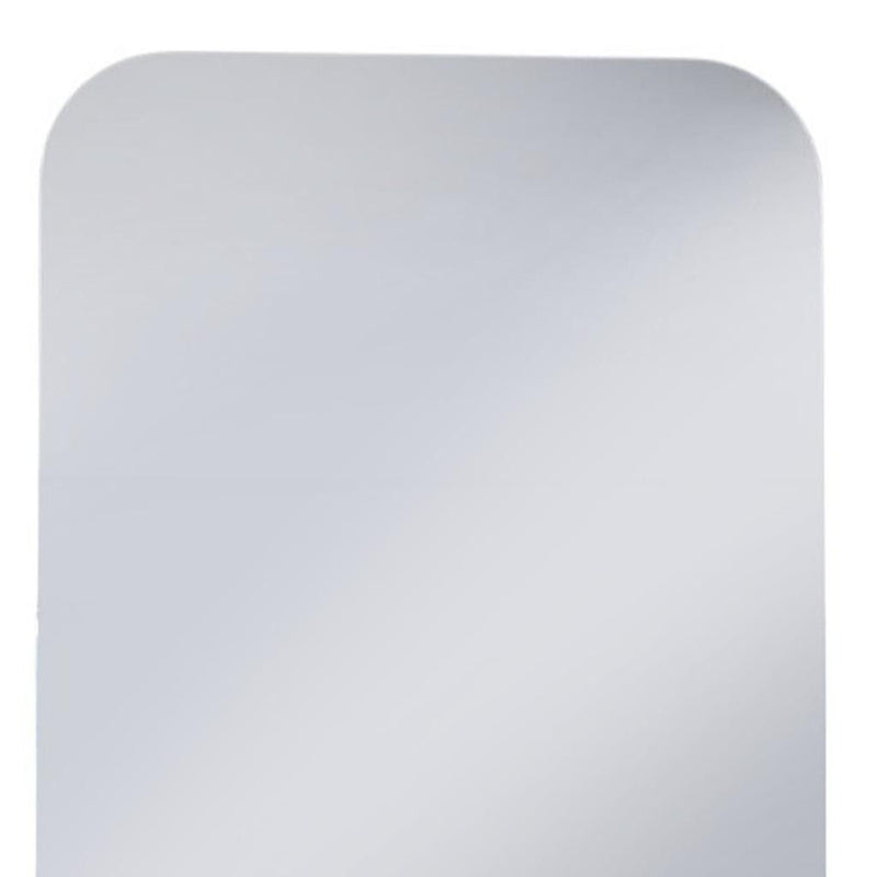 35" Wall Mounted Frameless Bathroom Vanity Mirror - Gray