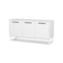 Load image into Gallery viewer, 59" Accent Cabinet With Six Shelves - White
