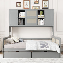 Load image into Gallery viewer, Daybed And All In One Cabinet And Shelf
