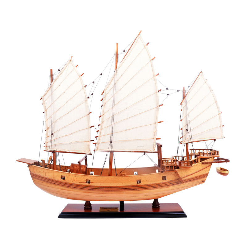 Hand Painted Model Boat (624238) - Light Brown / Beige