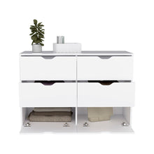 Load image into Gallery viewer, Dresser 4 Drawer - White

