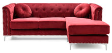 Load image into Gallery viewer, Soft y Micro Suede Sofa Chaise
