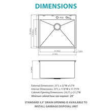 Load image into Gallery viewer, Topmount Kitchen Sink 16 Gauge, Single Bowl
