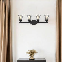 Load image into Gallery viewer, Piers 4-Light Vanity - Matte Black
