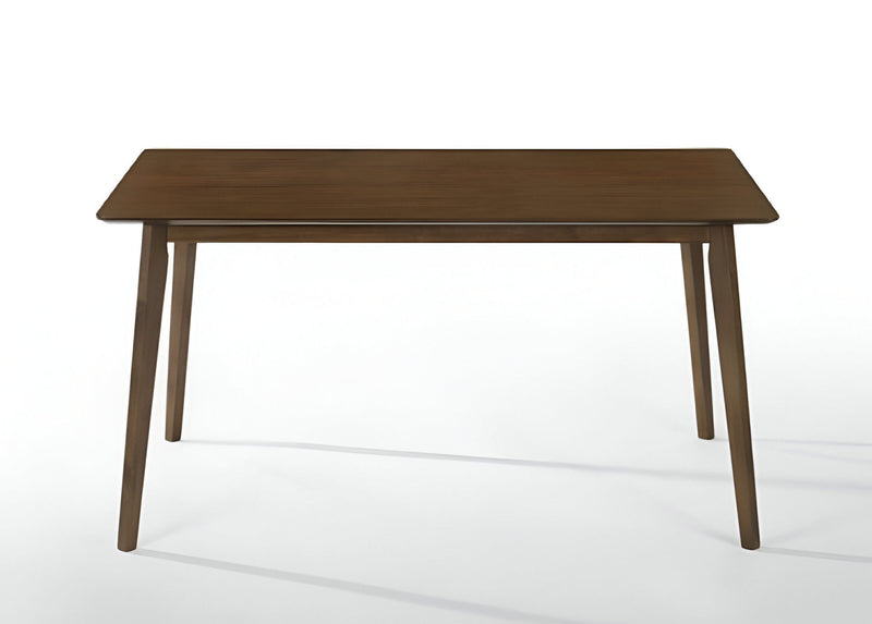 59" Solid Wood Dining Table - Brown