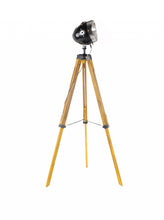Load image into Gallery viewer, Tripod Floor Lamp With Cone - Brown
