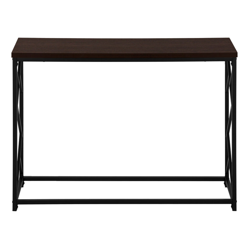 44" Frame Console Table - Brown And Black