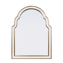 Load image into Gallery viewer, 24" Arch Metal Framed Accent Mirror - Gold
