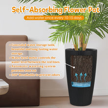 Load image into Gallery viewer, Tall Planters Set With Water Level Monitor And Auto Watering

