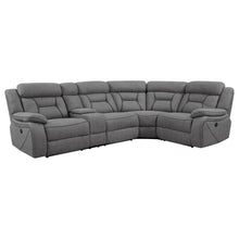 Load image into Gallery viewer, Barton - Upholstered Power Reclining Sectional Sofa - Gray
