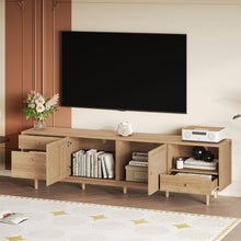 Load image into Gallery viewer, TV Stand With Doors - Natural
