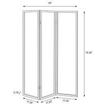 Load image into Gallery viewer, 3 Panel Folding Screen - Beige
