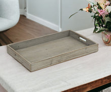 Load image into Gallery viewer, 19" Minimalist Wooden Tray - Gray
