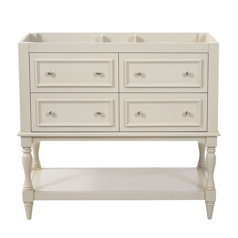 Modern Bathroom Vanity Cabinet With 4 Drawers