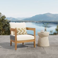 Load image into Gallery viewer, Porto - Outdoor Club Chair - Teak / Beige
