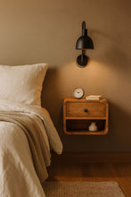 Load image into Gallery viewer, Mini Floating Open Bedside - Oak
