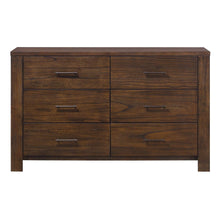 Load image into Gallery viewer, Metal Six Drawer Dresser - Brown
