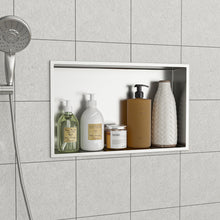 Load image into Gallery viewer, Stainless Steel Shower Niche With Seamless Design For Bathroom Storage

