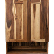 Load image into Gallery viewer, Solid Teak Wood Wall Mounted Accent Cabinet - Shades Of Brown
