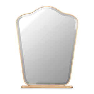 Camellia Field - Vanity Mirror - Gold