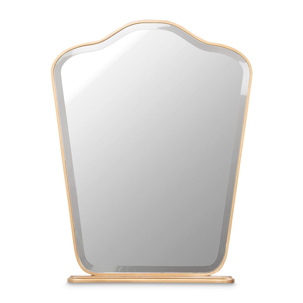 Camellia Field - Vanity Mirror - Gold