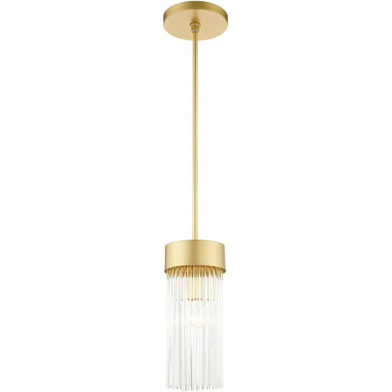 Dimmable Chandelier With Shades - Gold