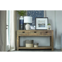 Load image into Gallery viewer, Tucker - 3 Drawer Console Table With Lower Shelf - Natural
