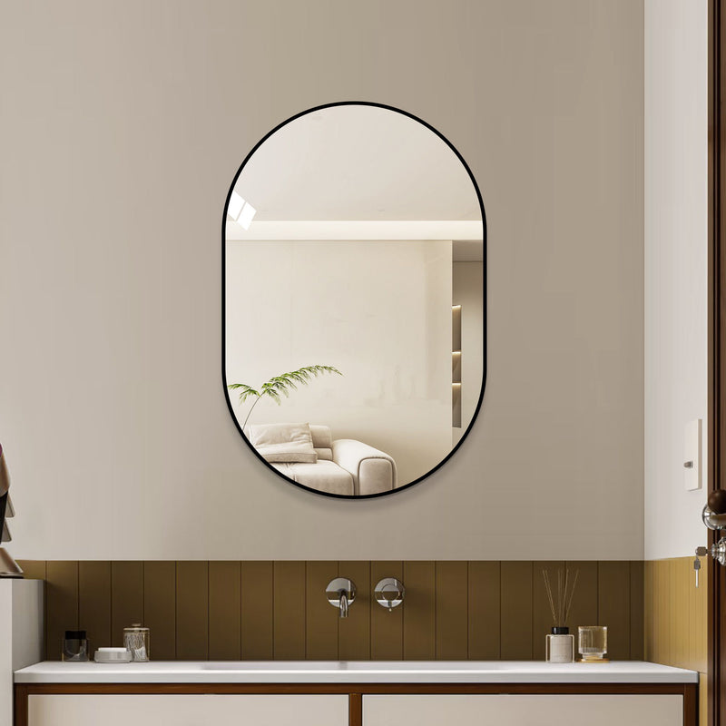 Modern Framed Bathroom Vanity Mirror