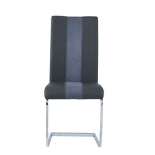 Load image into Gallery viewer, Faux Leather Dining Side Chairs (Set of 4) - Gray
