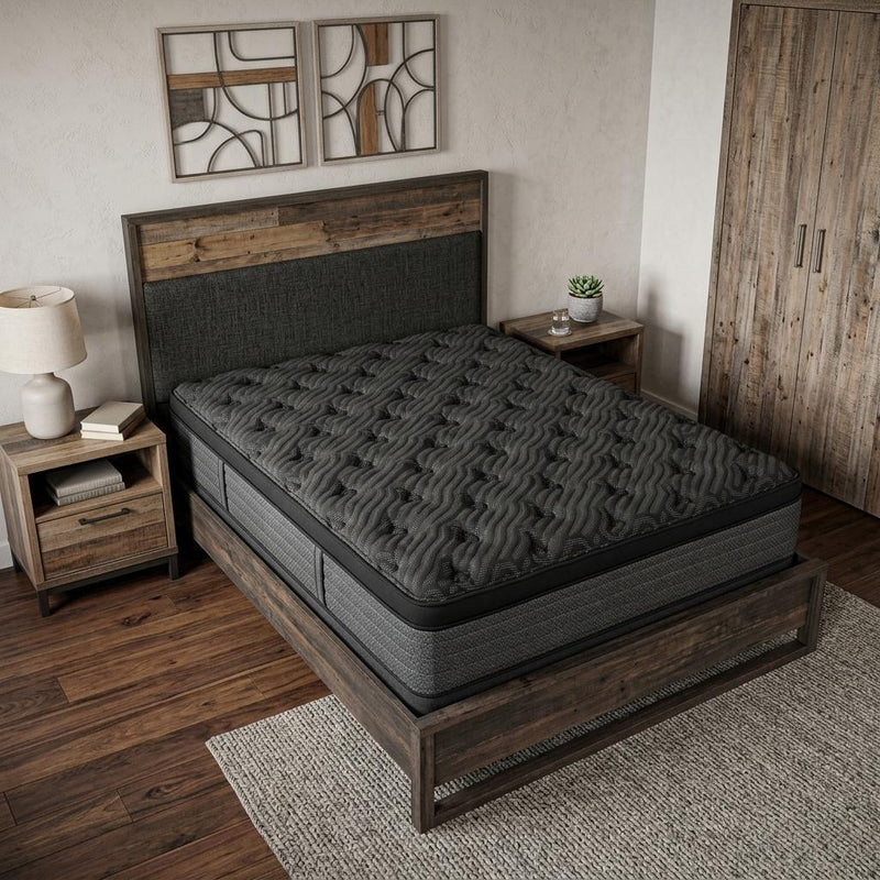 Copper Infused Gel Memory Foam Plush Euro Top Hybrid Mattress - King