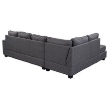 Load image into Gallery viewer, Orisfur. Reversible Sectional Sofa Space Saving with Storage Ottoman Rivet Ornament L-shape Couch for Large Space Dorm Apartment
