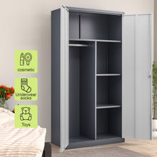 Load image into Gallery viewer, Large Capacity Wardrobe With Hanging Rod And Compartments
