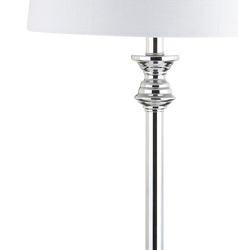 33" Table Lamps With Drum Shades (Set of 2) - Clear