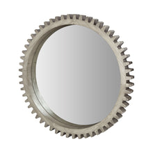 Load image into Gallery viewer, 44" Abstract Framed Accent Mirror - Silver
