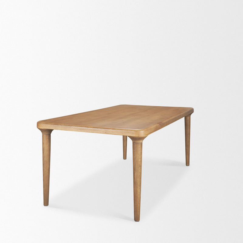 Solid Wood Dining Table (727884) - Brown