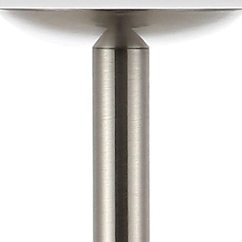 USB Table Lamp With Dome Shade - Nickel