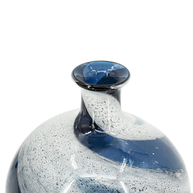 Bud Table Vase - Blue / White